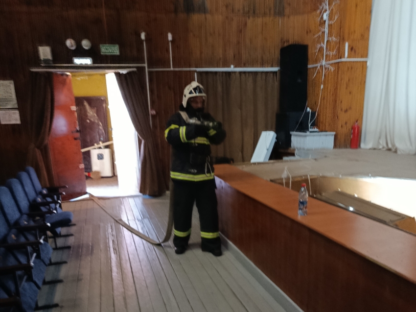 В Доме культуры Дарасуна проведены пожарно-тактические учения